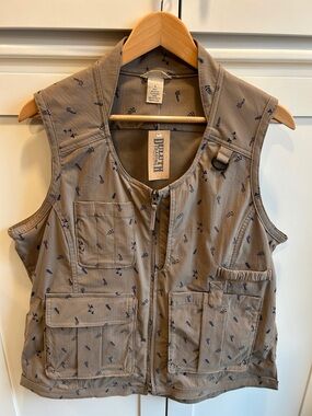 Duluth Trading Women's Utility Heirloom Gardening Vest Gorpcore Cottagecore L